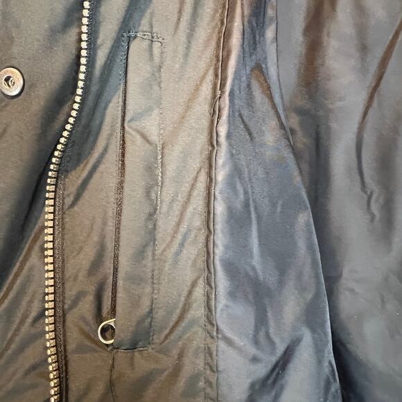 LL Bean Down Puffer Long Jacket Women's PXL Black Parka Detachable Hood - Picture 9 of 14